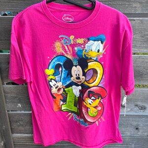 Disney Bright Pink Mickey & Friends 90s Graphic Tee